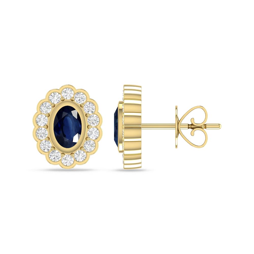 Yellow Gold - Sapphire